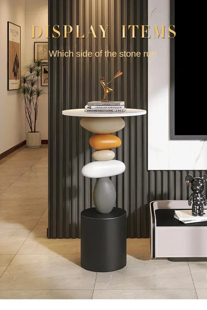 Creative Art Side Table – Modern Floor Decor & Small Coffee/Tea Table