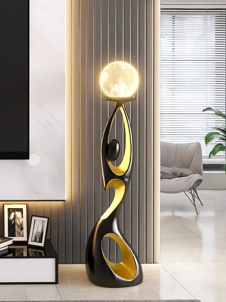 Light Luxury Abstract Resin Sculpture – Home & Housewarming Decor