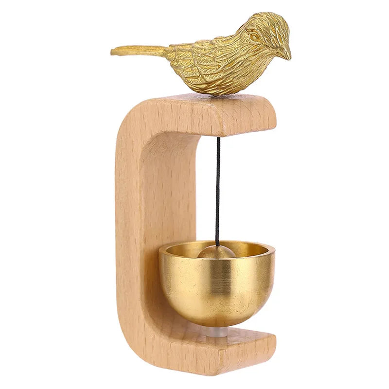 Brass Doorbell Wind Chime – Japanese Wall Art & Home Decor Gift