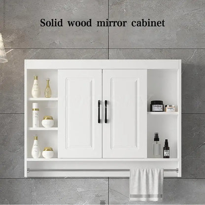 Over-Toilet Wooden Bathroom Cabinet – Space-Saving Storage & Shelves