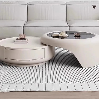 Modern Luxury Round Coffee Table – Minimalist Living Room Furniture
