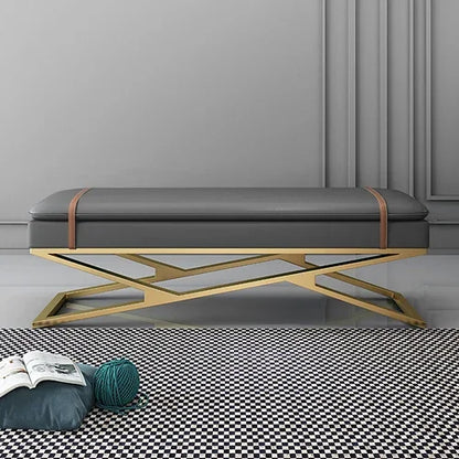 Luxury Nordic Bench – Elegant Makeup Stool & Entryway Seating