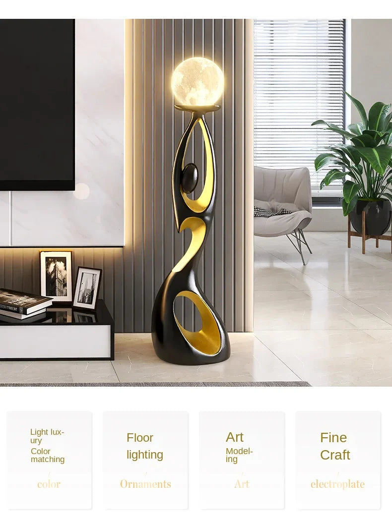 Light Luxury Abstract Resin Sculpture – Home & Housewarming Decor