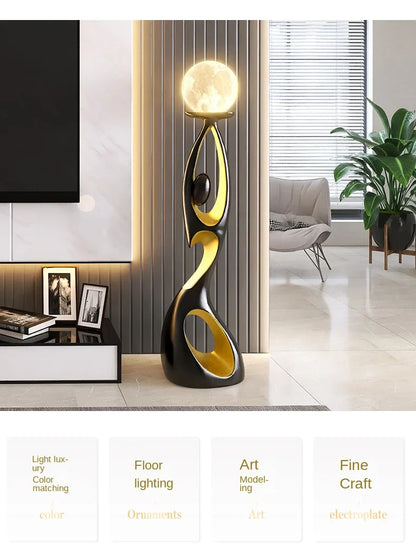 Light Luxury Abstract Resin Sculpture – Home & Housewarming Decor