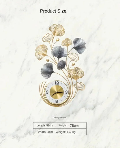 Metal Wall Clock – Artistic Home & Porch Decoration