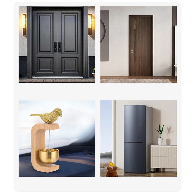 Brass Doorbell Wind Chime – Japanese Wall Art & Home Decor Gift