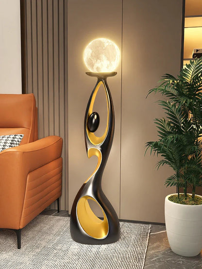 Light Luxury Abstract Resin Sculpture – Home & Housewarming Decor