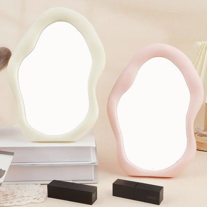 Aesthetic Tabletop Makeup Mirror – Bedroom & Desk Decor