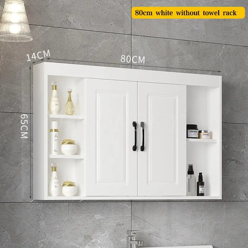 Over-Toilet Wooden Bathroom Cabinet – Space-Saving Storage & Shelves
