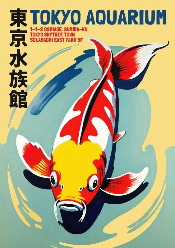 Tokyo Aquarium Animal Art Prints