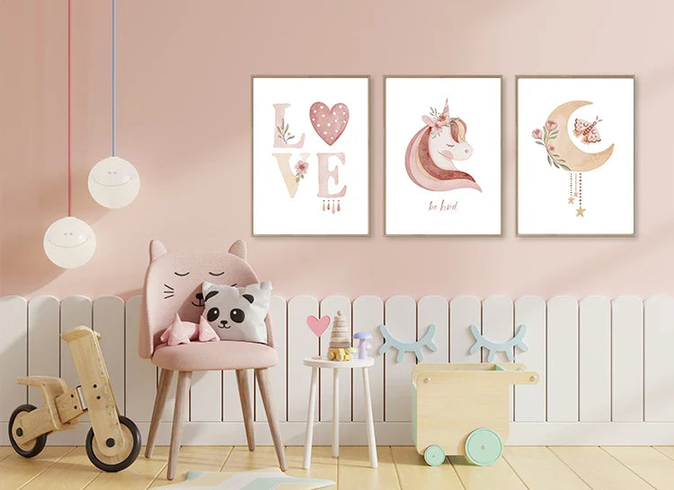 Abstract Girl Book Vase Canvas Art