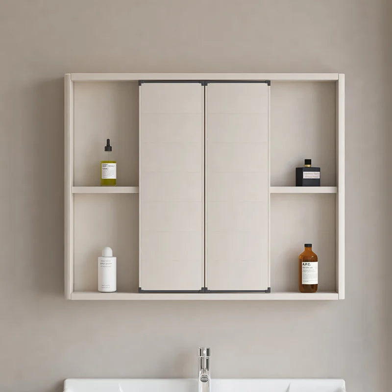 LED Bathroom Mirror Cabinet – Wall-Mounted with Defogger & Adjustable Shelf