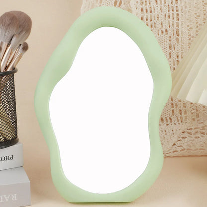 Aesthetic Tabletop Makeup Mirror – Bedroom & Desk Decor