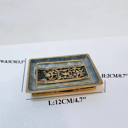 Resin Bathroom Accessories Set – Toothbrush Holder & Shower Decor Essentials