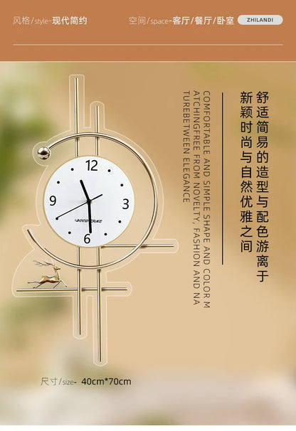 Xenomorph Metal Wall Clock – Creative Decor for Bathroom or Living Room