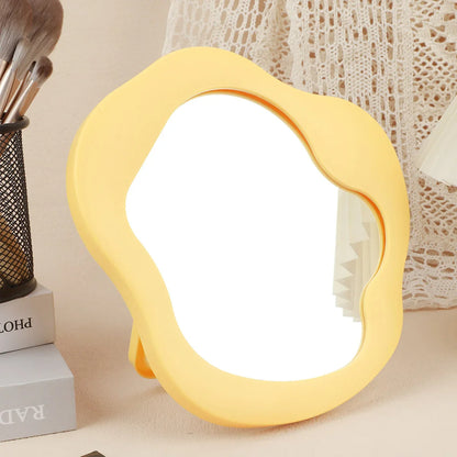 Aesthetic Tabletop Makeup Mirror – Bedroom & Desk Decor